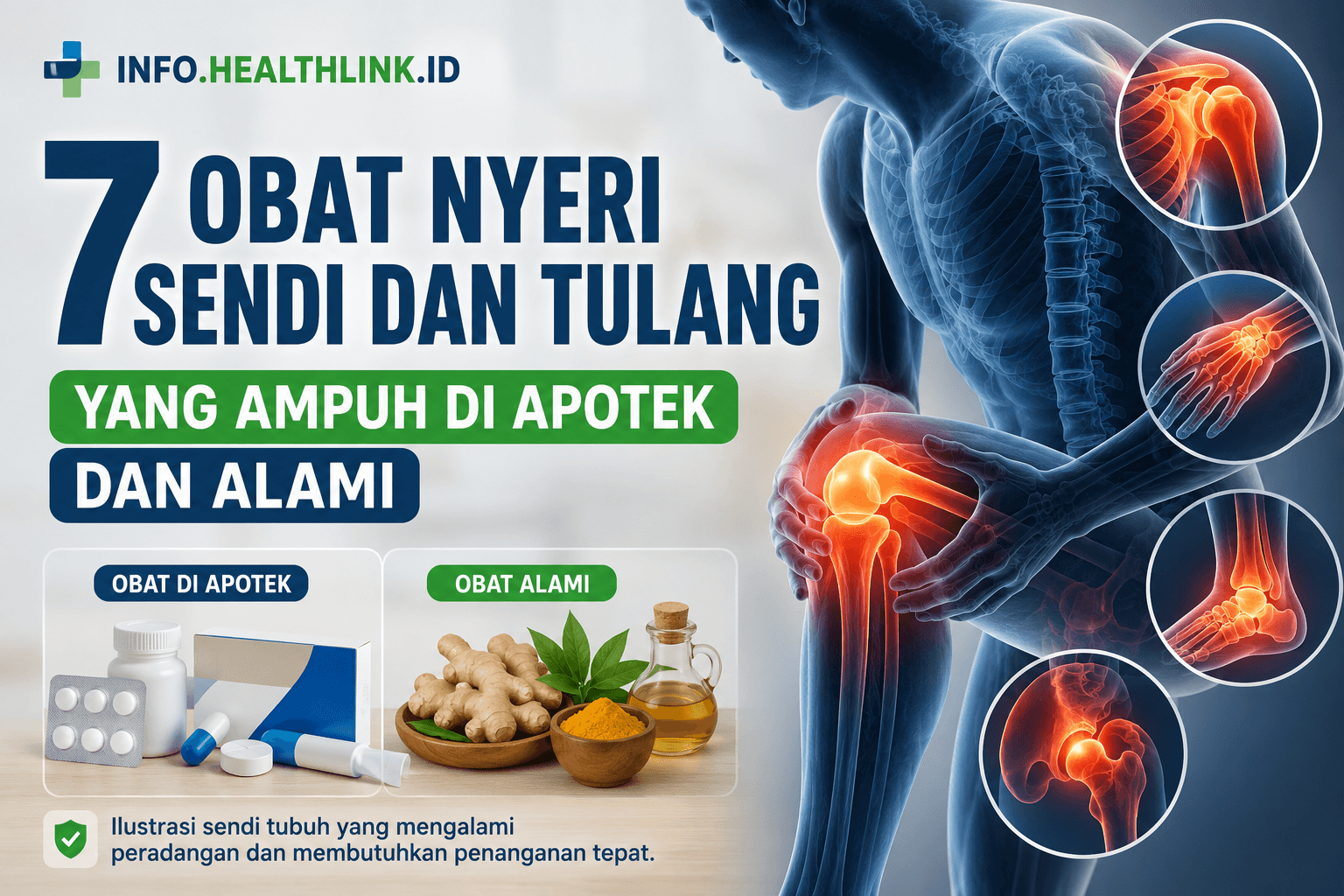 7 obat nyeri sendi dan tulang yang ampuh di apotek dan alami