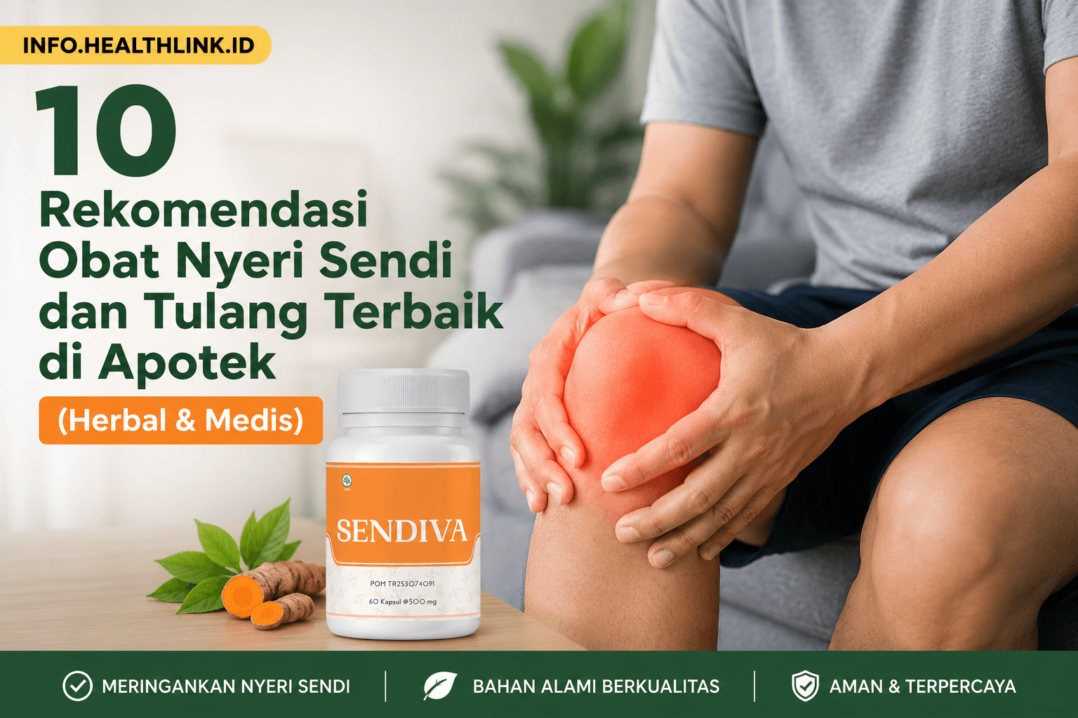 Rekomendasi obat nyeri sendi dan tulang terbaik di apotek